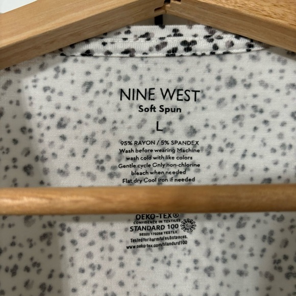 Nine West soft spun leopard print t-shirt - Picture 3 of 3